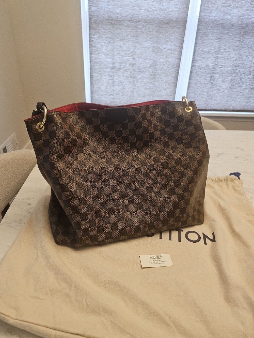 Brand New LOUIS VUITTON Graceful MM Ebene